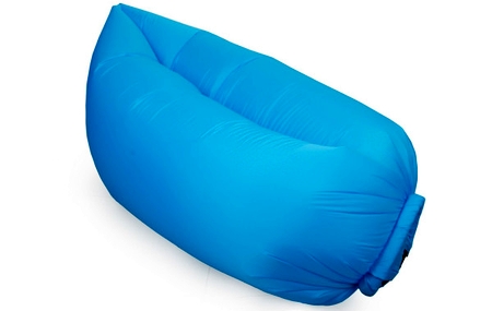 Надувной лежак Greenwood Lazy Bag голубой