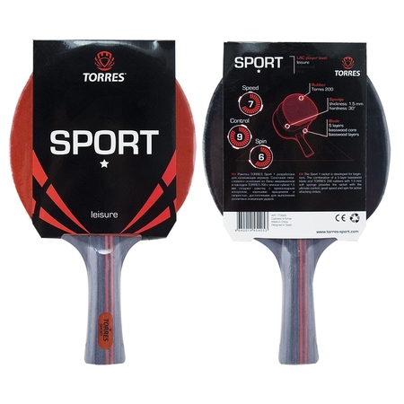 Ракетка для настольного тенниса Torres Sport 1* TT0005