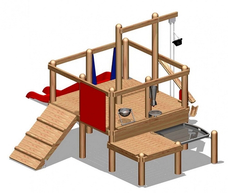 Детская площадка для игр с песком Hercules Кайри 32123