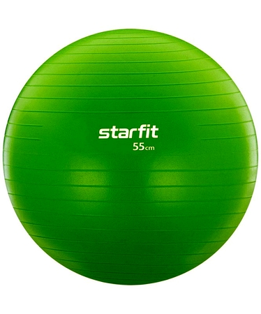 Фитбол Star Fit 55см без насоса (антивзрыв) GB-104 зеленый