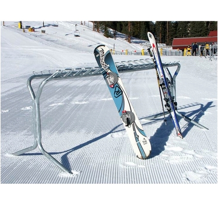 Клиентская стойка для лыж и