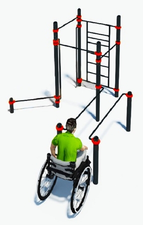Комплекс для инвалидов-колясочников Victory W-7.05