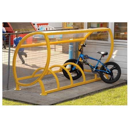 Крытая велопарковка для детских велосипедов  Шымкент