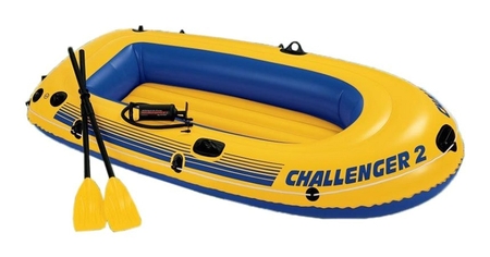 Лодка надувная двухместная Intex Челенджер