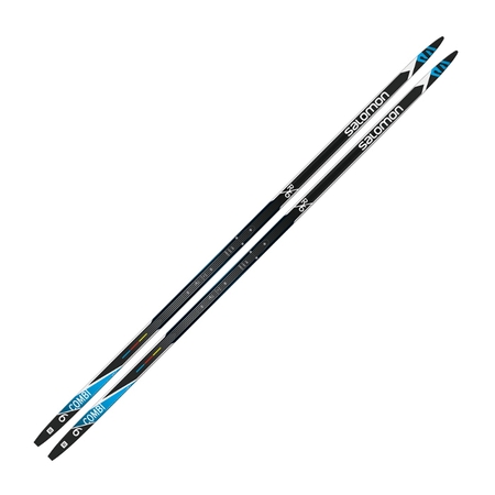 Лыжи беговые Salomon R6 Combi (черно/синий) L40567900
