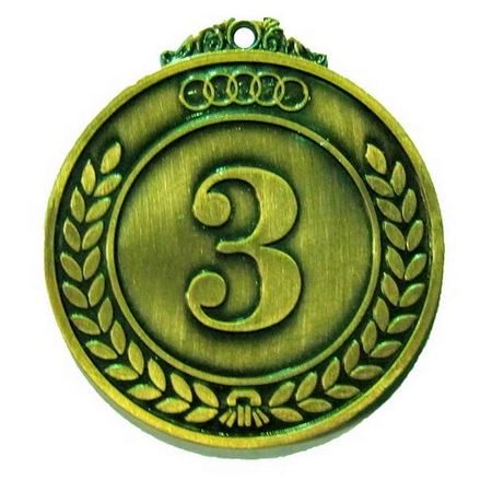 Медаль классическая (5027) бронза 50мм