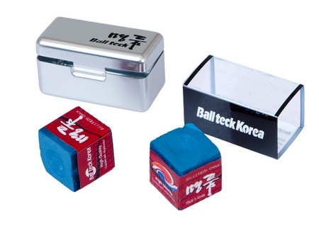 Мел Ball Teck PRO II (2 шт, в серебристой металлической коробке) 45.000.02.2 синий