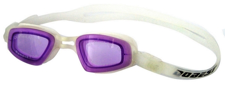 Очки для плавания Dobest HJ-16 белый\фиолетовый