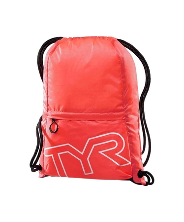 Рюкзак-мешок TYR Drawstring Backpack, LPSO2/610, красный
