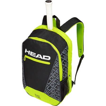 Рюкзак спортивный Head Core Backpack 283539(BKNY), с карманом под 1 тен.ракетку, черно-ярко зеленый