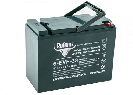 Тяговый гелевый аккумулятор RuTrike 6-EVF-38