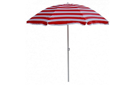 Зонт пляжный 001-025 красный/белый 180  Новозыбков